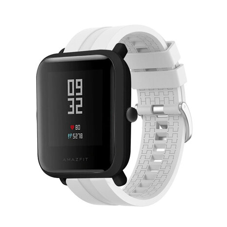 Strap-it Strap-it Bracelet silicone 'Extreme' Xiaomi Amazfit Bip (blanc)