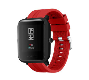 Strap-it Bracelet silicone 'Extreme' Xiaomi Amazfit Bip (rouge)