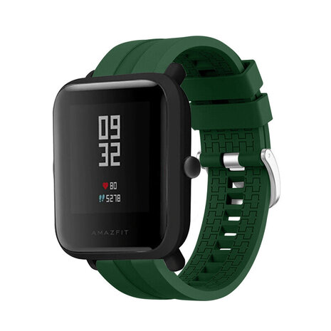 Strap-it Strap-it Bracelet silicone 'Extreme' Xiaomi Amazfit Bip (vert)
