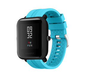 Strap-it Bracelet silicone 'Extreme' Xiaomi Amazfit Bip (bleu clair)