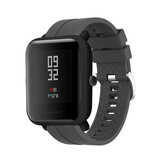 Strap-it Bracelet silicone 'Extreme' Xiaomi Amazfit Bip (gris foncé)
