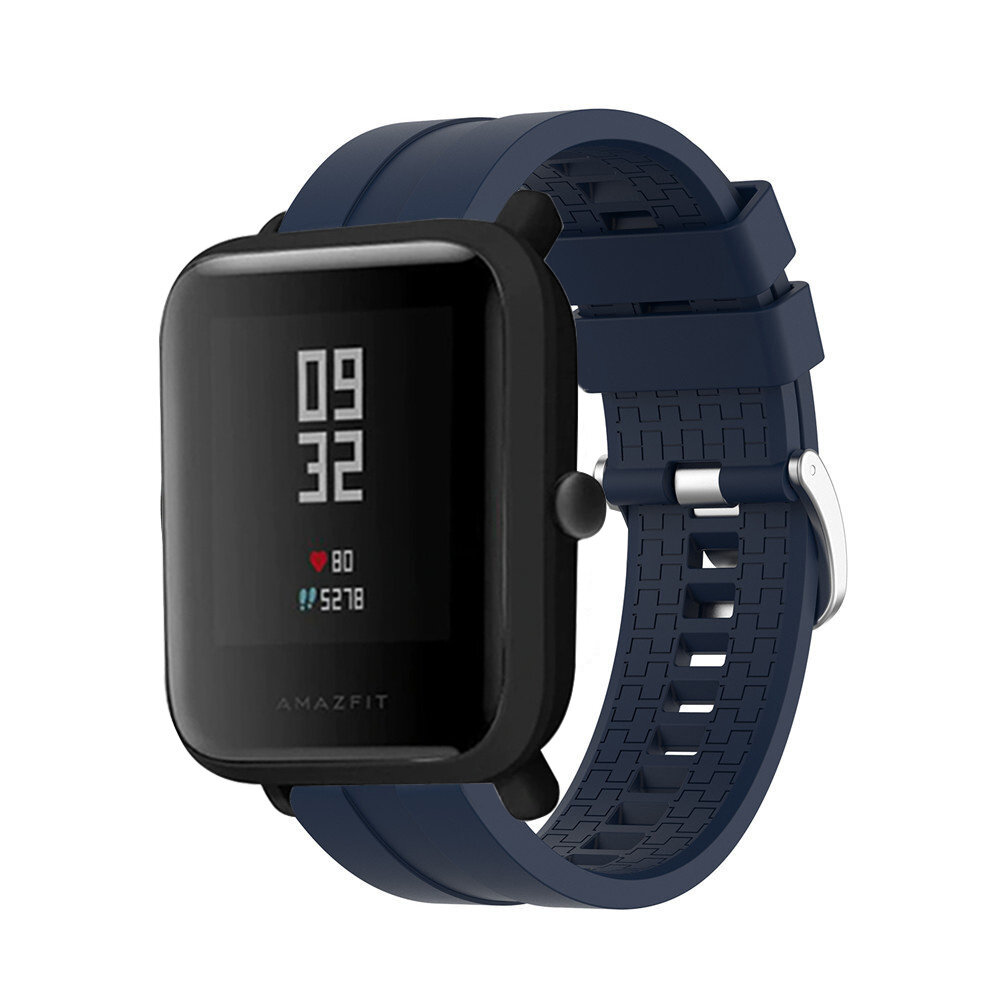 Strap-it Strap-it Bracelet silicone 'Extreme' Xiaomi Amazfit Bip (bleu foncé)