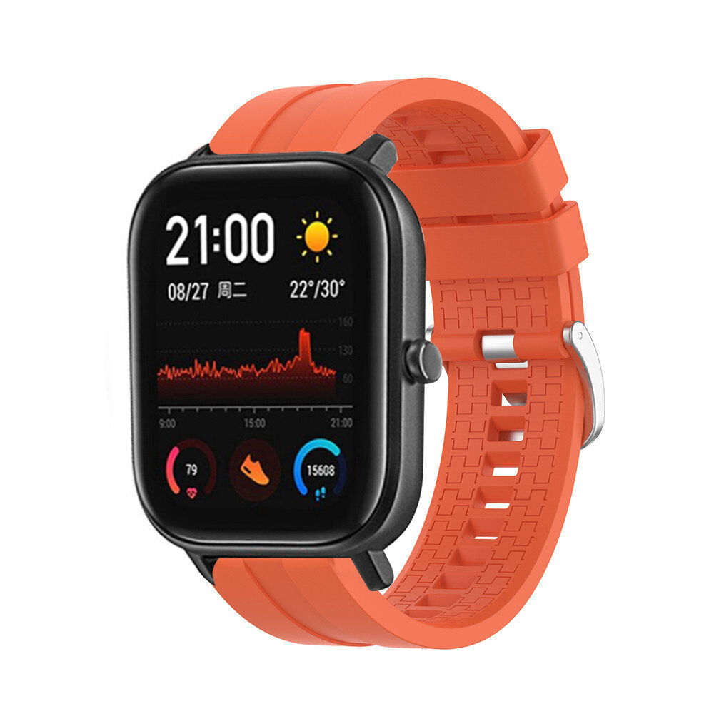 Strap-it Strap-it Bracelet silicone 'Extreme' Xiaomi Amazfit GTS (orange)