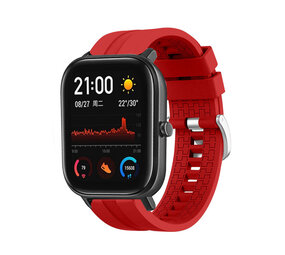 Strap-it Bracelet silicone 'Extreme' Xiaomi Amazfit GTS (rouge)