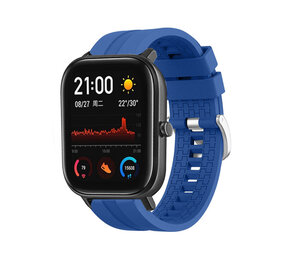 Strap-it Bracelet silicone 'Extreme' Xiaomi Amazfit GTS (bleu)
