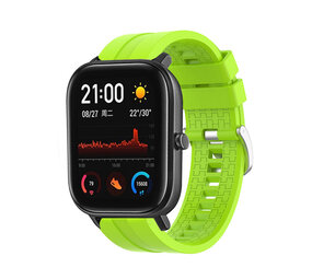Strap-it Bracelet silicone 'Extreme' Xiaomi Amazfit GTS (lime)