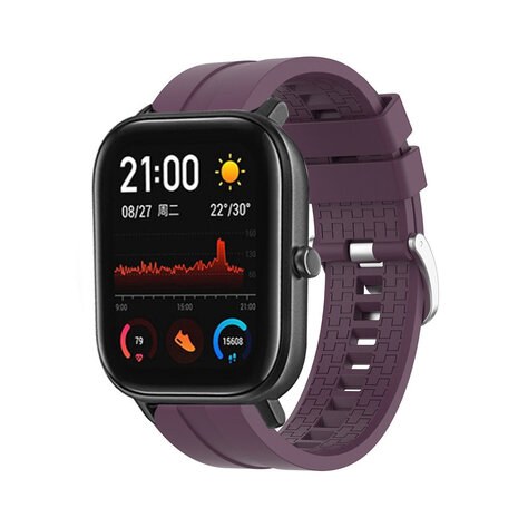 Strap-it Strap-it Bracelet silicone 'Extreme' Xiaomi Amazfit GTS (violet)