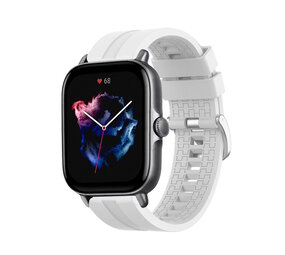 Strap-it Bracelet silicone 'Extreme' Amazfit GTS 3 (blanc)