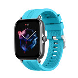 Strap-it Bracelet silicone 'Extreme' Amazfit GTS 3 (bleu clair)