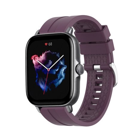 Strap-it Strap-it Bracelet silicone 'Extreme' Amazfit GTS 3 (violet)