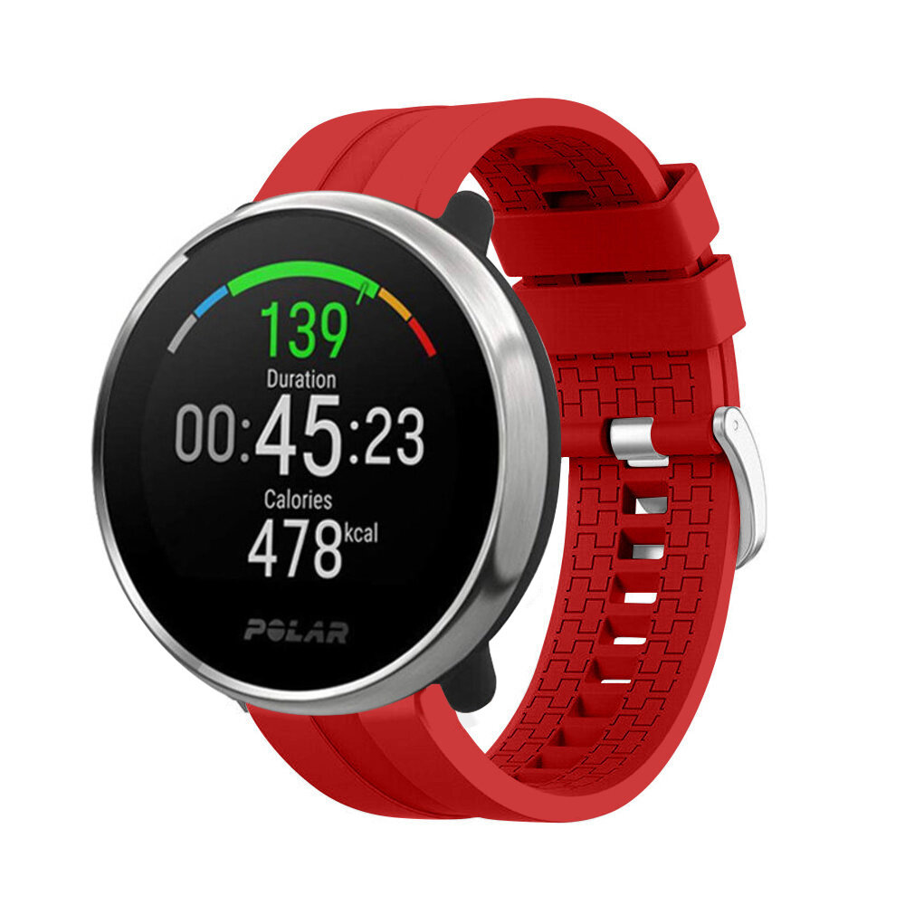 Strap-it Strap-it Bracelet silicone 'Extreme' Polar Ignite (rouge)