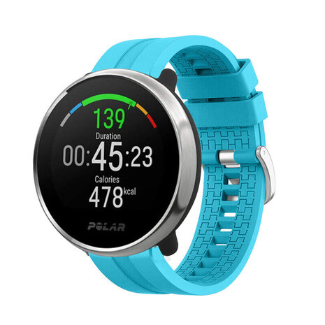 Strap-it Strap-it Bracelet silicone 'Extreme' Polar Ignite (bleu clair)