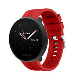 Strap-it Bracelet silicone 'Extreme' Polar Ignite 2 (rouge)