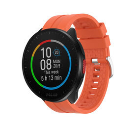 Strap-it Bracelet silicone 'Extreme' Polar Pacer (orange)
