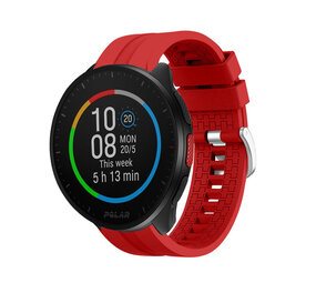 Strap-it Bracelet silicone 'Extreme' Polar Pacer (rouge)