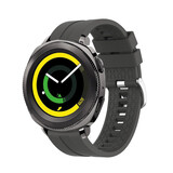 Strap-it Bracelet silicone 'Extreme' Samsung Gear Sport (gris foncé)