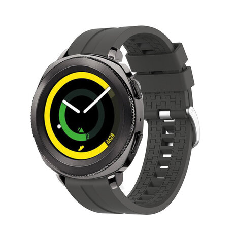 Strap-it Strap-it Bracelet silicone 'Extreme' Samsung Gear Sport (gris foncé)