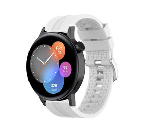 Strap-it Bracelet silicone 'Extreme' Huawei Watch GT 3 42mm (blanc)