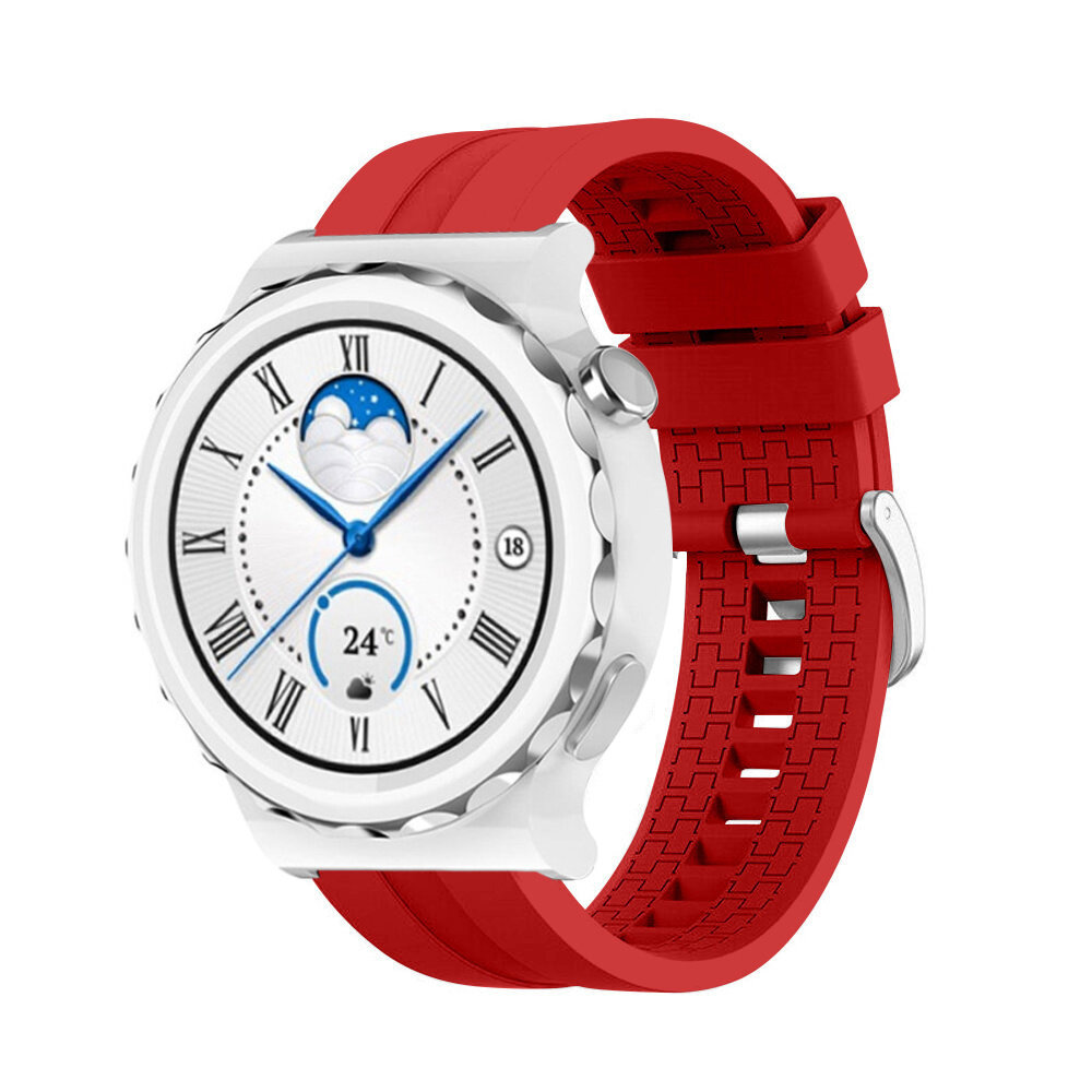 Strap-it Strap-it Bracelet silicone 'Extreme' Huawei Watch GT 3 Pro 43mm (rouge)