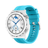 Strap-it Bracelet silicone 'Extreme' Huawei Watch GT 3 Pro 43mm (bleu clair)