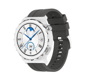 Strap-it Bracelet silicone 'Extreme' Huawei Watch GT 3 Pro 43mm (gris foncé)