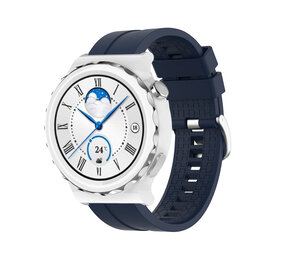 Strap-it Bracelet silicone 'Extreme' Huawei Watch GT 3 Pro 43mm (bleu foncé)
