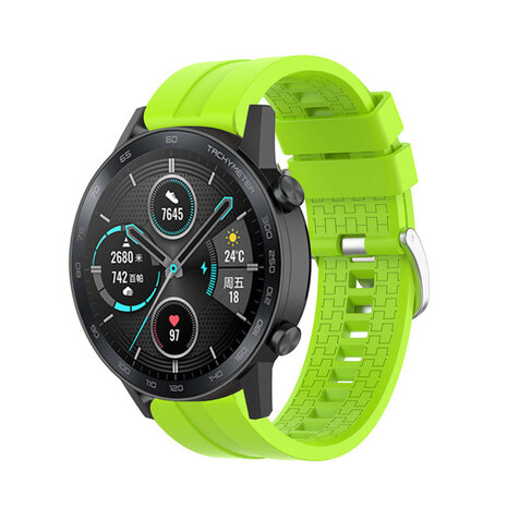 Strap-it Strap-it Bracelet silicone 'Extreme' Honor Magic Watch 2 (lime)