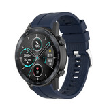 Strap-it Bracelet silicone 'Extreme' Honor Magic Watch 2 (bleu foncé)