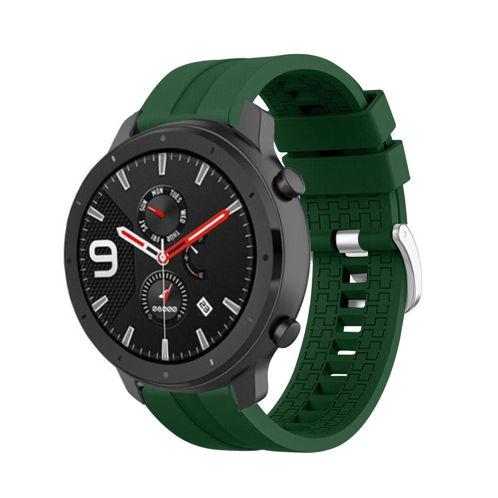 Strap-it Xiaomi Strap-it Bracelet silicone 'Extreme' Xiaomi Amazfit GTR (vert)