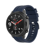 Strap-it Bracelet silicone 'Extreme' Xiaomi Amazfit GTR (bleu foncé)