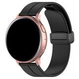 Strap-it Bracelet silicone D-buckle Fossil Gen 6 44mm (noir)