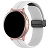 Strap-it Strap-it Bracelet silicone D-buckle Huawei Watch GT Runner (blanc) Strap-it Strap-it Bracelet silicone D-buckle Huawei Watch GT Runner (blanc)