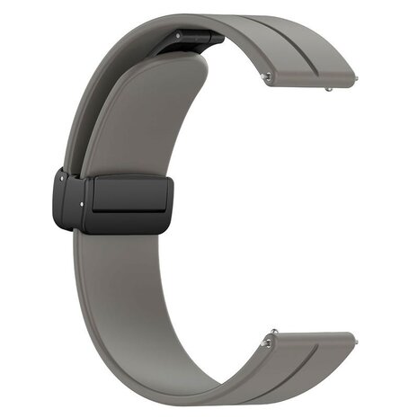 Strap-it Strap-it Bracelet silicone D-buckle Samsung Gear S3 (gris foncé)