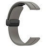 Strap-it Strap-it Bracelet silicone D-buckle Fossil Gen 6 44mm (gris foncé)