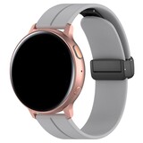 Strap-it Bracelet silicone D-buckle Xiaomi Watch S1 (gris clair)