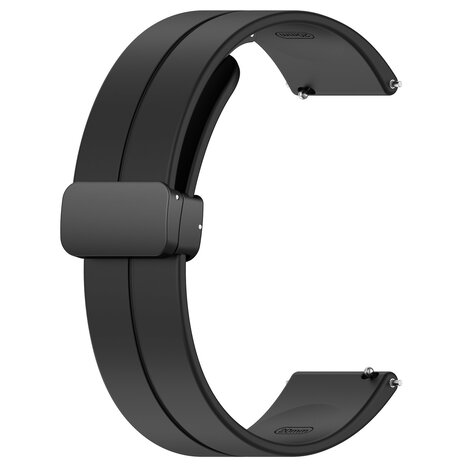 Strap-it Strap-it Bracelet silicone D-buckle Samsung Galaxy Watch 42mm (noir)