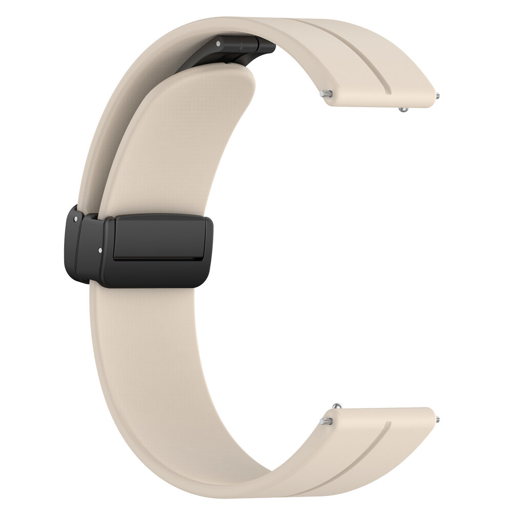 Strap-it Strap-it Bracelet silicone D-buckle Polar Ignite 2 (beige)