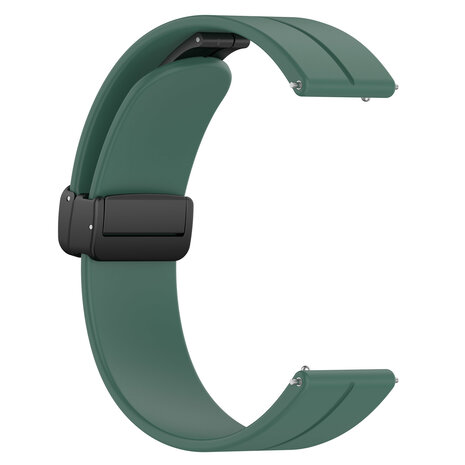 Strap-it Strap-it Bracelet silicone D-buckle Amazfit GTS 3 (vert foncé)