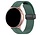 Strap-it Bracelet silicone D-buckle Xiaomi Amazfit GTR (vert foncé)