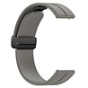 Strap-it Strap-it Bracelet silicone D-buckle Polar Pacer (gris foncé)