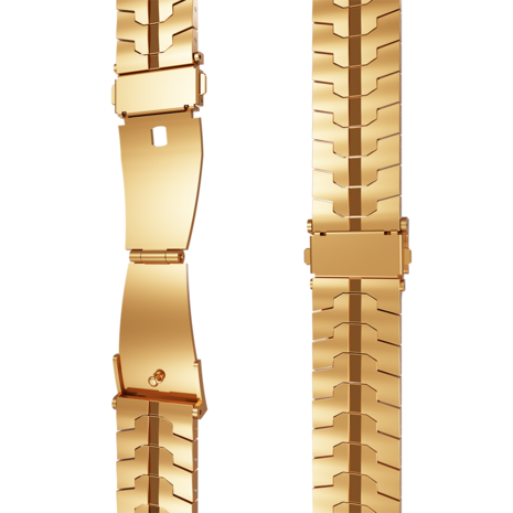 Strap-it Strap-it Bracelet acier fer Xiaomi Mi Watch (or rose)