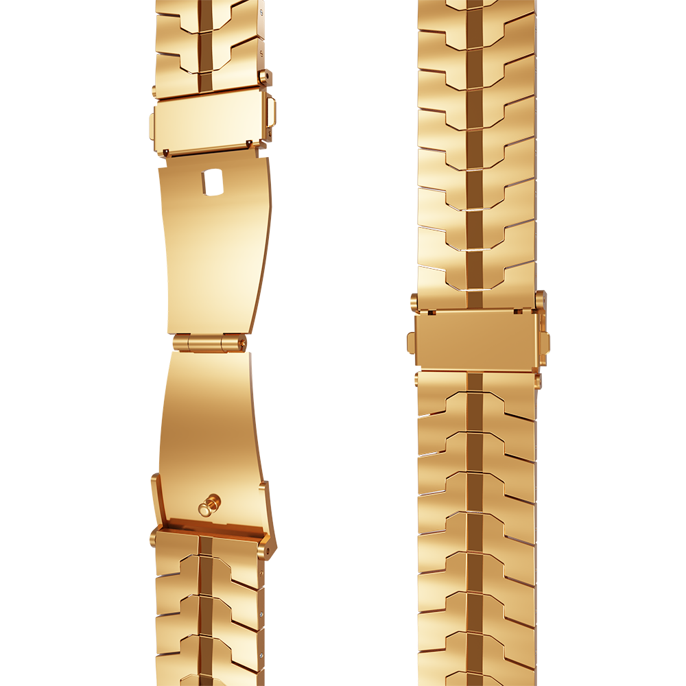 Strap-it Strap-it Bracelet acier fer Fossil Gen 5e 44mm (or rose) Strap-it Strap-it Bracelet acier fer Fossil Gen 5e 44mm (or rose)