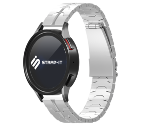 Strap-it Bracelet acier fer Polar Pacer (argent)