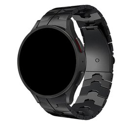 Strap-it Bracelet acier fer Samsung Galaxy Watch 5 44mm (noir)