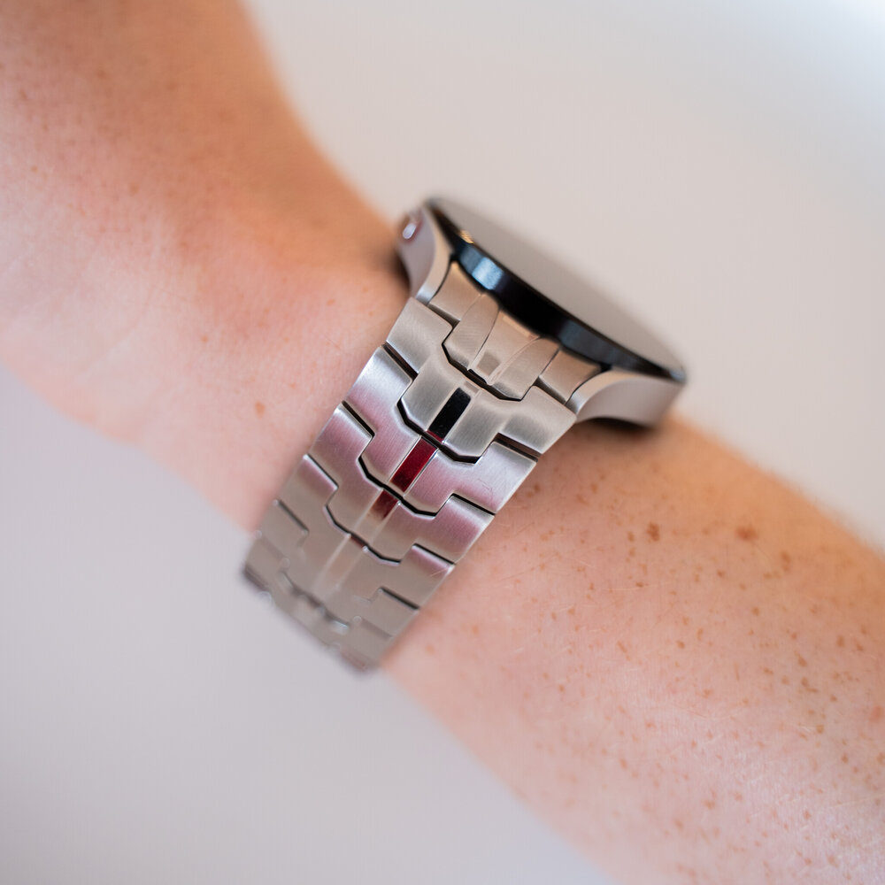 Strap-it Strap-it Bracelet acier fer Samsung Galaxy Watch 5 44mm (argent)