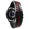 Strap-it Strap-it Bracelet acier fer Huawei Watch GT 3 Pro 43mm (noir/rouge) Strap-it Strap-it Bracelet acier fer Huawei Watch GT 3 Pro 43mm (noir/rouge)