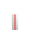 Strap-it Strap-it Bracelet acier fer Polar Ignite 2 (argent/rouge) Strap-it Strap-it Bracelet acier fer Polar Ignite 2 (argent/rouge)