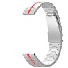 Strap-it Strap-it Bracelet acier fer Polar Unite (argent/rouge) Strap-it Strap-it Bracelet acier fer Polar Unite (argent/rouge)