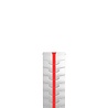 Strap-it Strap-it Bracelet acier fer Polar Unite (argent/rouge) Strap-it Strap-it Bracelet acier fer Polar Unite (argent/rouge)