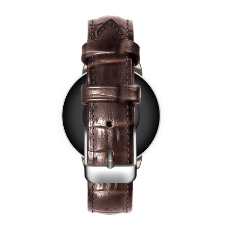 Bandz Bandz Bracelet cuir motif crocodile Garmin Lily 2 (marron) Bandz Bandz Bracelet cuir motif crocodile Garmin Lily 2 (marron)